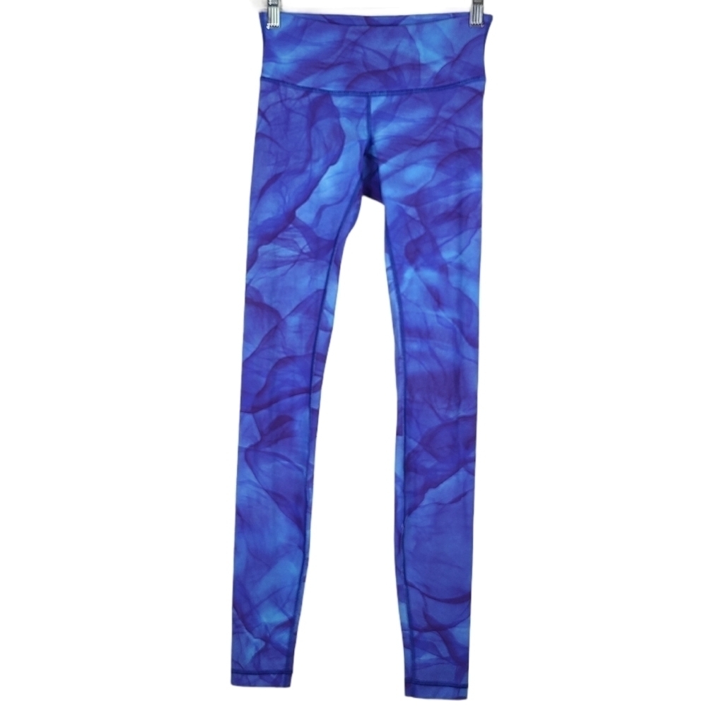 Lululemon Wunder Under Pant III Midnight Tulle Multi Sz 4 - Picture 3 of 7